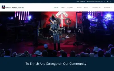 New Davis Arts Council Website Launched