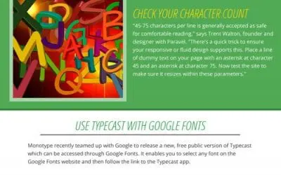 Web Design Tips for a Professional Site [infographic]