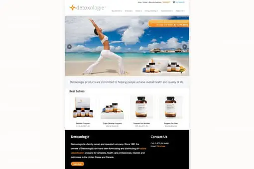 Detoxologie Website Design After