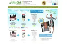 Ultra Diet HCG Drops Web Design