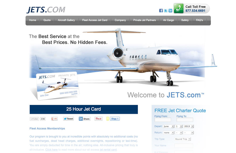 jets website design company